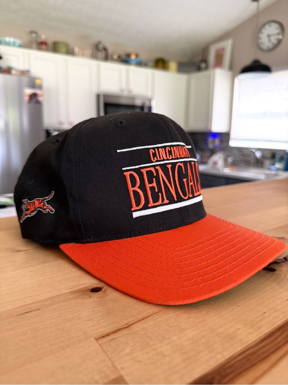Vintage Cincinnati Bengals 80s Team NFL Annco Snapback Hat Cap